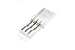 04-40 NC High Speed Steel Ground Thread 3 Piece Tap Set, Includes: Taper, Plug, Bottom
