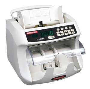 Semacon S-1400Table Top Bank Grade Currency Counter with Batching 600-1500 npm