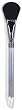 Connoisseur White Mop Goat Hair Brush, 1-Inch Round