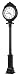 Howard Miller 615-056 Town Square Indoor/Outdoor Lamppost Clock