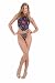 2 PC. Halter top with intricate floral embroidery, tie back,