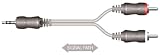Techlink Wires1st - 3.5mm Stereo To 2 x Phono Cable - 5m