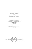 Belinda Quirey and historical dance : proceedings of a conference in celebration of the life and work of Belinda Quirey, 1912-1996, held at Birkbeck College, London, 5 April 1997
