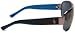 Polo Ralph Lauren Men's 0PH3049 Aviator Sunglasses,Black and blue Frame/Grey Lens,One Size