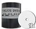 JVC/Taiyo Yuden White Inkjet (Hub Printable ) 16x DVD-R Media 100 Pack in Tape Wrap - ValueLine