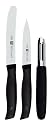 ZWILLING 38738000 TWIN® Grip Messerset, 3 tlg., schwarz