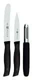 ZWILLING 38738000 TWIN&reg; Grip Messerset, 3 tlg., schwarz