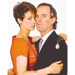 JOHN CLEESE AS ARCHIE LEACH, JAMIE LEE CURTIS AS WANDA GERSHWITZ FROM A FISH CALLED WANDA #1 - IN FARBE - Filmfoto - (Poster) PLAKATE - 25x20" (60x50cm)