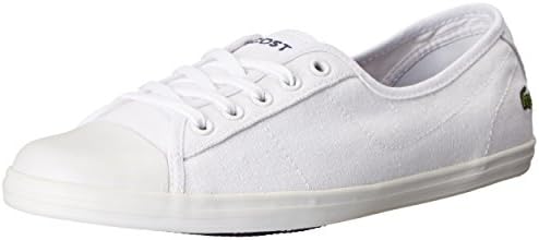 Lacoste Women's Ziane LCR 2 Fashion Sneaker, White, 6.5 M US