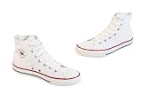 Converse Chuck Taylor All Star Shoes (M7650) Hi Top in Optical White, Size: 5.5 D(M) US Mens / 7.5 B(M) US Womens, Color: Optical White