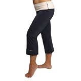Fold-over Fitness Yoga Exercise Cycling Workout Gym Capri Pants nv