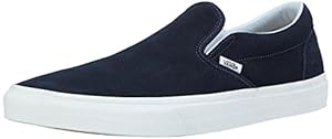 Vans Unisex Classic Slip-On (Vintage) Blue Graphite/Blanc Skate Shoe 13 Men US
