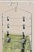 Organize It All 0300-B Chrome 4 Tier Swing Arm Slack Rack Hanger