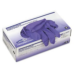 Safeskin Nitrile Gloves..Purple Med. 100/Box.