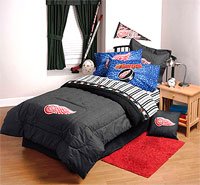NHL Detroit Redwings - 4pc Bed Sheets Set - Full Sports Bedding