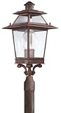 Marseilles Traditional Outdoor Light Post - 13 inches wide