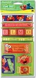Sesame Street Ribbons And Sliders-Elmo 4 Ribbons/4 Sliders