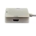 ETvalley Mini Display Adapter Port Thunderbolt to HDMI Adapter for Apple MacBook Pro MacBook Air Mini DP Port 3 in 1(White), 2.2 x 2.2 x 0.6 inches