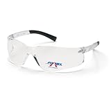 Pyramex Ztek Readers Safety Eyewear, Clear +2.0 Lens With Clear Frame