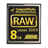 Click here to buy Hoodman RAW 8 GB, 300x High Speed UDMA Compact Flash Memory Card, Supports up to 45MB... by Hoodman.