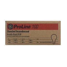 GE 24648 GE Extra Long Life Incandescent Bulbs, 100 watts, 130 Volt, 24 Bulbs ct