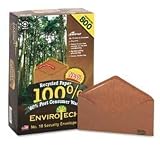  : Ampad 19702 Ampad Envirotech Recycled #10 Envelopes, Natural Brown, 500/Box