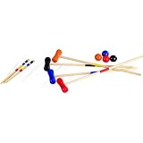 GARDEN CROQUET TRADITIONAL WOODEN GAME SET