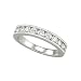 14K White Gold Diamond Wedding/Anniversary Band - 0.75 Ct.