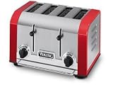 Viking VT401BR Professional Bright Red Toaster 4-slice