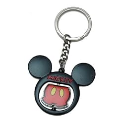Mickey Mouse Pants Spinning Pewter Keychain