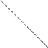 Image of Sterling Silver Pendant Chain Rolo links