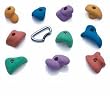 Climbing System Handholds Large Set of 10