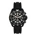 H3 OS1 Chrono, Black w/Date, Orange, Black Bezel, Black Str.