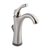 Delta 592T-SS-DST Brilliance Stainless Addison Addison Touch2O Single Handle Bathroom Faucet with To