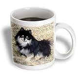 Dogs Pomeranian - Black and Tan Pomeranian - Mugs