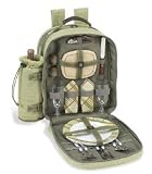 Picnic at Ascot 038 Hamptons Olive Backpack 2-person