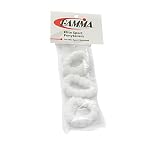 Gamma Ponytailers Sweatband Pony Tail Holder - White - 3 pack