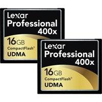 Lexar 16GB Professional 400x CompactFlash Card, 2-Pack