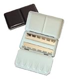 Empty Metal Watercolour Box : will hold 12 Half Pans or 6 Full Pans : has fol...