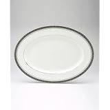 Noritake Fascination Green Large Oval Platter, 16 by Noritake