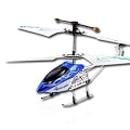 2-Speed 3 Channel Metal Micro RC Remote Control Helicopter Blue