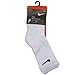 Nike Kids Crew Cut Socks (3 Pack) White, 13-3 Shoe/ 6-7 Sock (Toddler/Kids)
