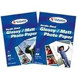 Verbatim A4 Double Sided Inkjet Glossy / Matt Photo Paper x 20 Sheets (180gsm)