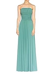 Plus Size Natural   Waistline Bandeau Neck Maxi Dress 