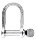Eigenschaften Yacht Steel  / Flachschäkel mit Bund, lange Form 12x26mm (10 Stk.)