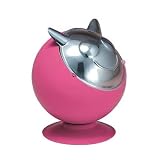Stylischer Retro Aschenbecher SATAN pink Diabolisch!