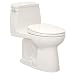 TOTO MS854114SL-01 Ultramax ADA One Piece Toilet, Cotton White