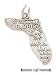 Sterling Silver Florida State Charm