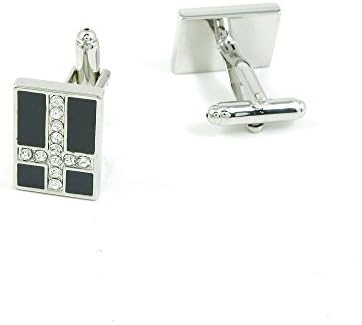 1 Pairs Cufflinks Cuff Links Fashion Mens Boys Jewelry Wedding Party Favors Gift SEG079 Zircon Cross