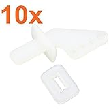 10 pcs Lock On Nylon Control Horns 21x11 mm (4 Hole) For RC Model Airplane Parts Remote Control Foam Electric Plane